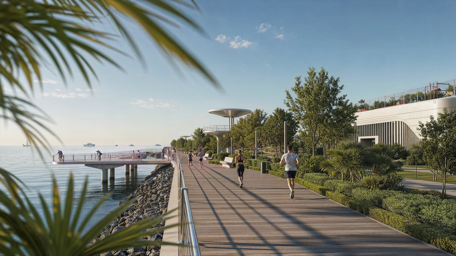 The proposed waterfront promenade