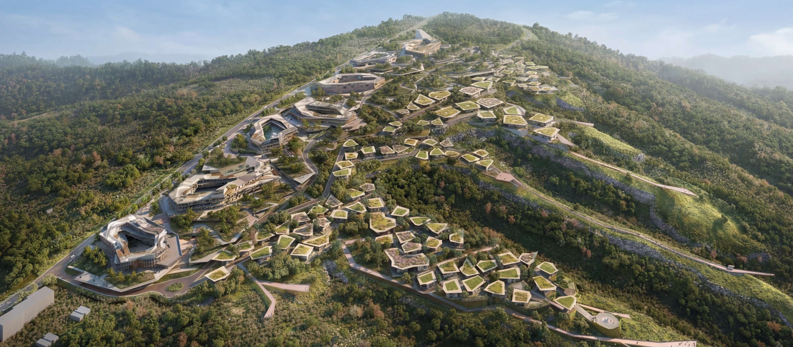 Mira Verde master-planned hillside residence setting in Tbilisi Hills