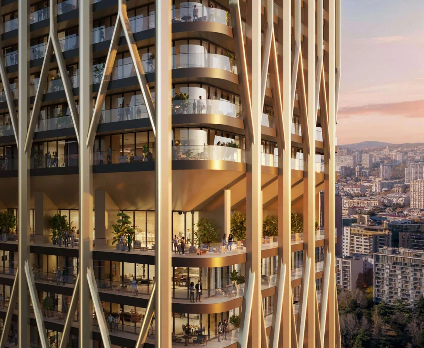 Trump Tower Tbilisi facade and city-led branded address
